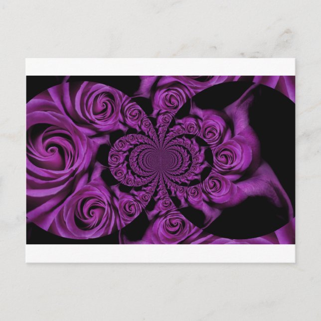 Kaleidoscope Valentines day Helg Vykort (Framsida)