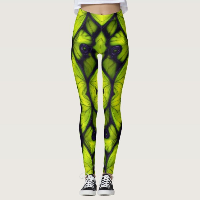 Kaleidoscope Vingar Leggings (Framsida)