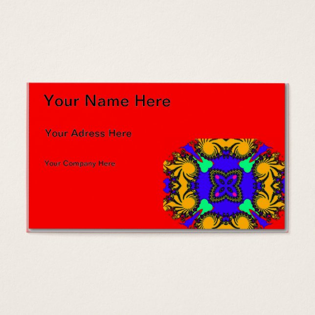 Kaleidoscope Visitkort (Framsidan)