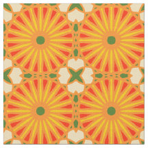 Kaleidoscope Wheel Mönster P Grönt Red Gult