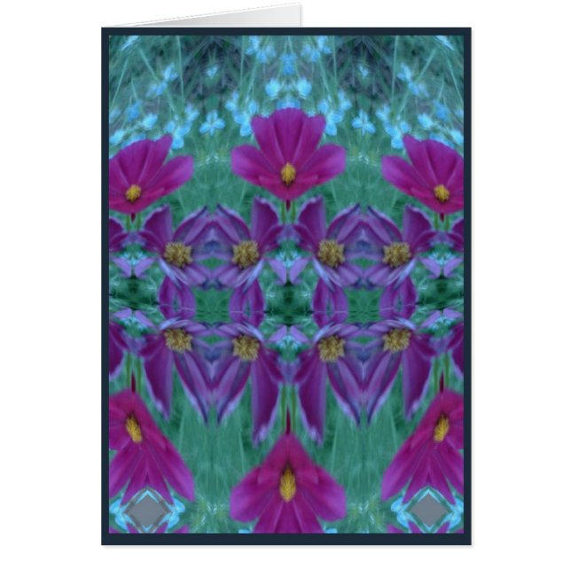 Kaleidoscopeblommor OBS Kort (Framsidan)