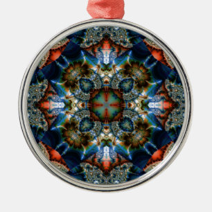 KaleidoscopeFractal 576 Julgransprydnad Metall