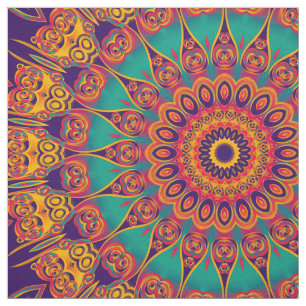 KaleidoscopeFractal - tatuering II + dina idéer Tyg