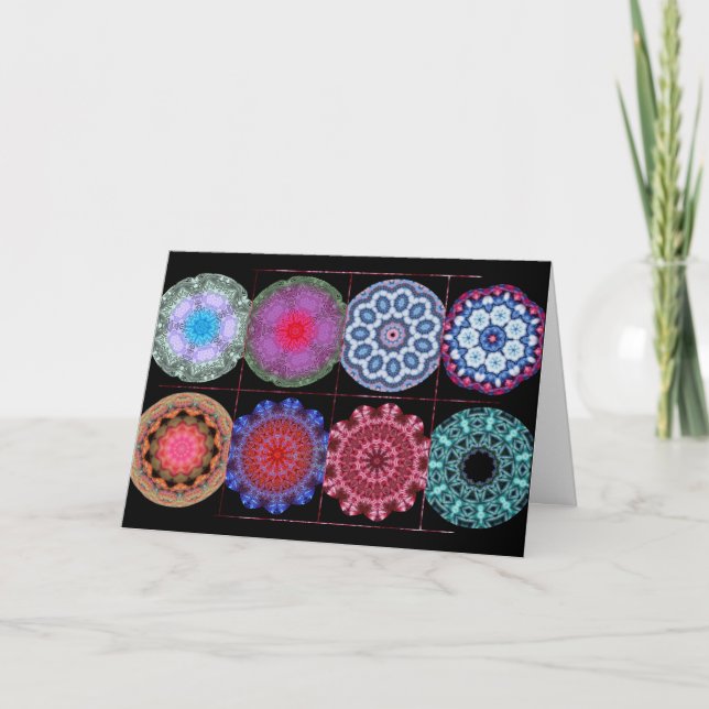 kaleidoscopemedley kort (Framsida)