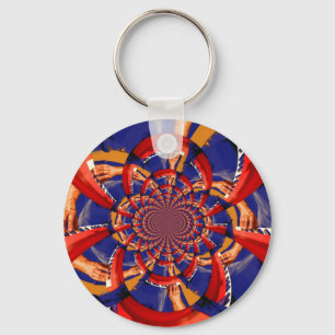 kaleidoscopen räcker att leka det röda tangentbo nyckelring