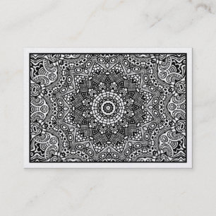 Kaleidoscopic 01 (det guld- kortet) visitkort
