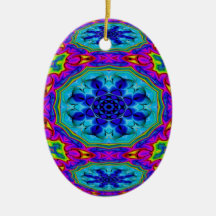 Kaleidoscopic ägg Ornament.2