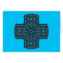 Kaleidoscopic arg hälsning 1 hälsningskort