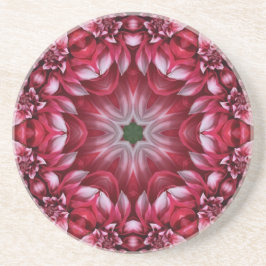 Kaleidoscopic Crimson Dahlia Underlägg