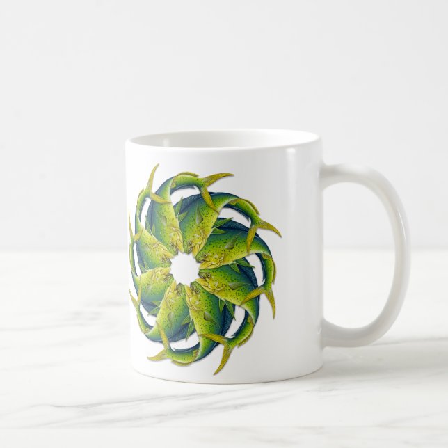 Kaleidoscopic Dolphinfishkaffemugg Kaffemugg (Höger)