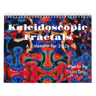 Kaleidoscopic Fractales, A 2026 Calendar Kalender