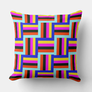Kaleidoscopic Grid Kudde