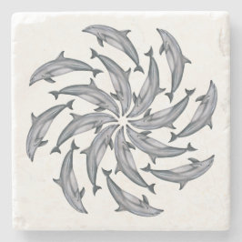 Kaleidoscopic kustfartyg för Bottlenosedelfinsten Stenunderlägg