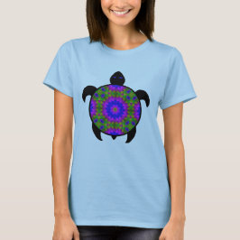 Kaleidoscopic Mandalasköldpaddadesign T Shirt