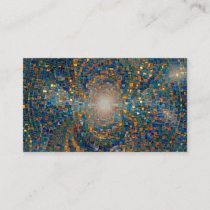 Kaleidoscopic mosaik visitkort