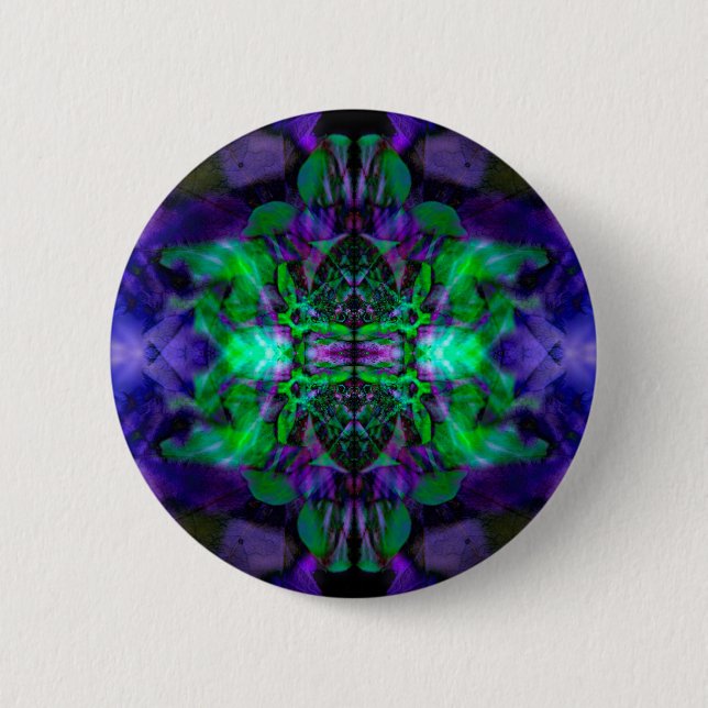 Kaleidoskoblomma mönster knapp (Framsida)