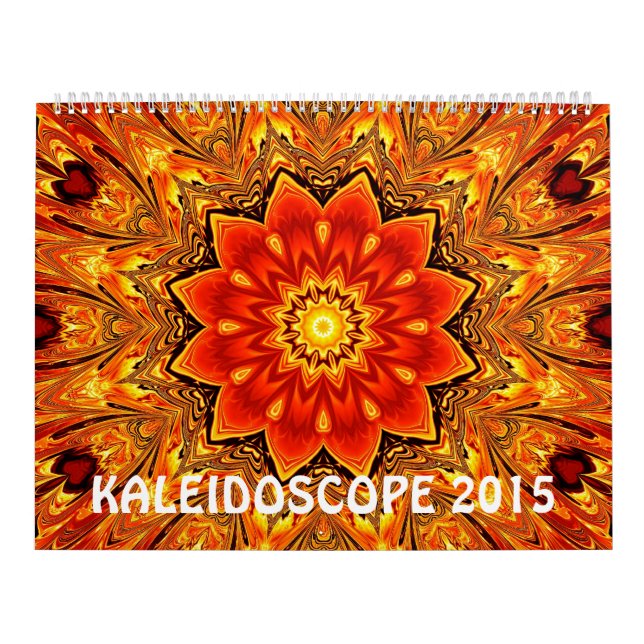 Kaleidoskop 12 månaders vägg kalender (Omslag)