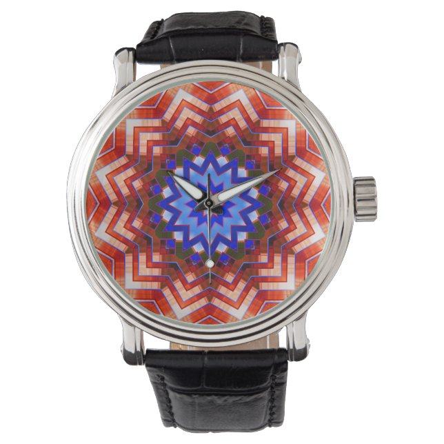Kaleidoskop Art 12 Alternativ för bevakning och si Armbandsur (Framsida)