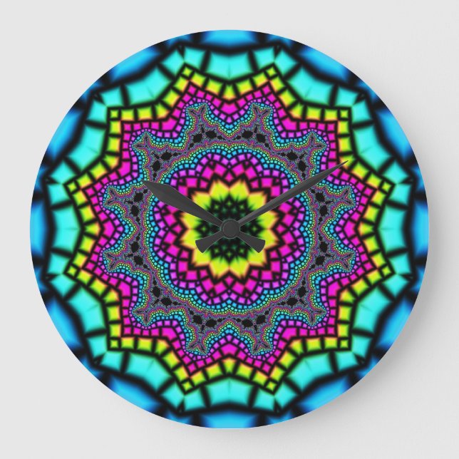 Kaleidoskop Art 4 Väggur och talalternativ (Framsida)