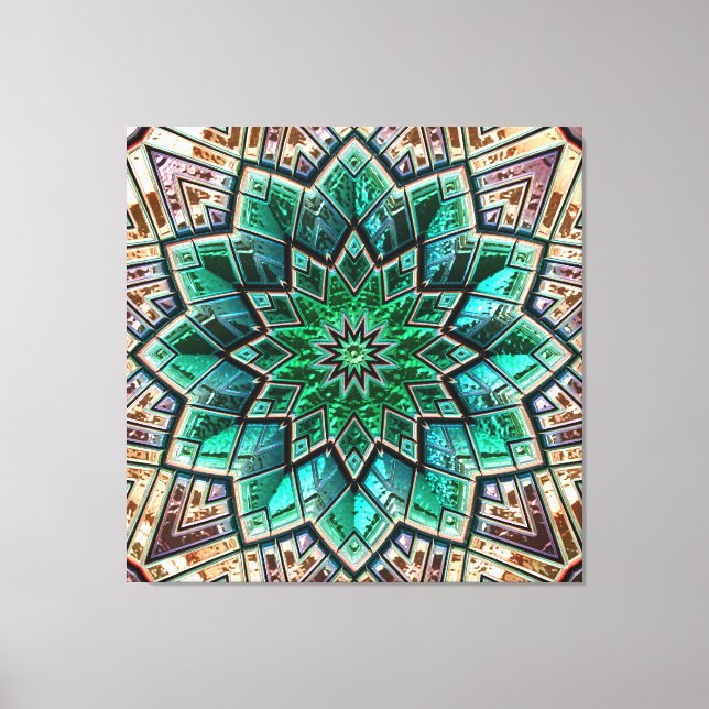 Kaleidoskop, bildalternativ 40A-40B Canvastryck (Framsida)