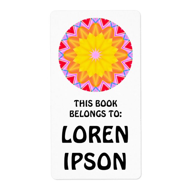 Kaleidoskop - Bok Plate Fraktsedel (Framsidan)