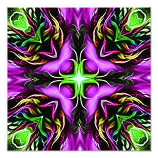 Kaleidoskop Design Fototryck