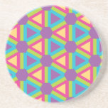 Kaleidoskop Färg-Bright Underlägg<br><div class="desc">Det här geometriska mönster ligger i en ljusa färg-pall som ses genom ett kalejdoskop och skapar ett unikt mönster av trianglar och hexagoner. Det här mönster är tillgängligt i flera olika färg-program för kostym din dekoration.</div>