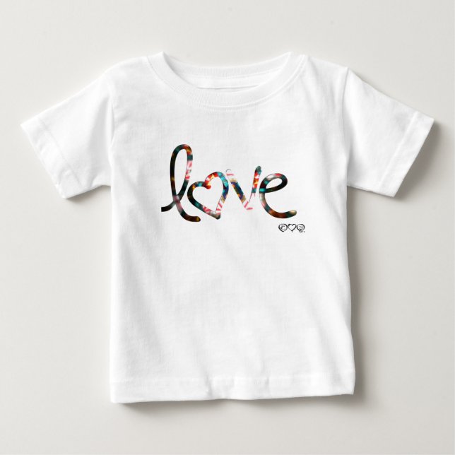 kaleidoskop "kärlek" tee shirt (Framsida)