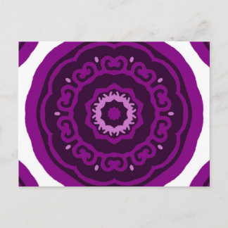 Kaleidoskop lila vykort