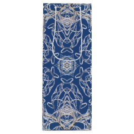 Kaleidoskop, ljusblå, vit, enkelstjärna