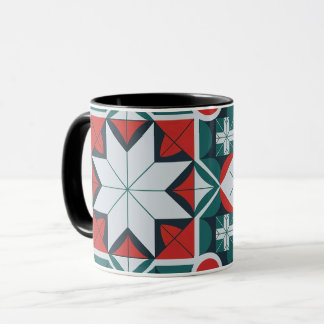 Kaleidoskop mönstrad mugg