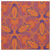 Kaleidoskop orange lila blomma linjer