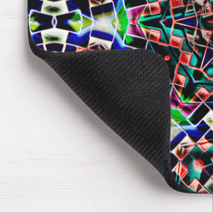 Kaleidoskop stil canvas (i form av plast eller läd musmatta