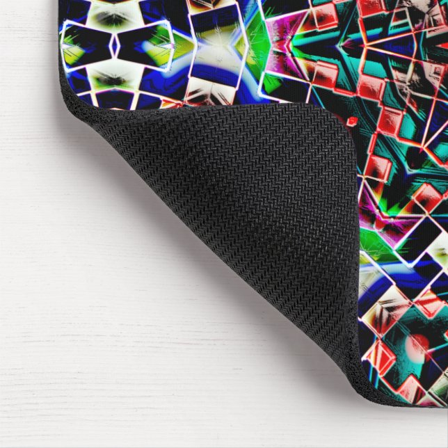 Kaleidoskop stil canvas (i form av plast eller läd musmatta (Hörn)