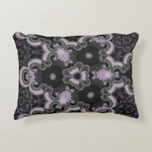 Kaleidoskop, svart- och lavenderdesign