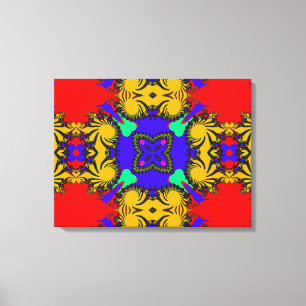Kaleidoskop Wrapped Canvas
