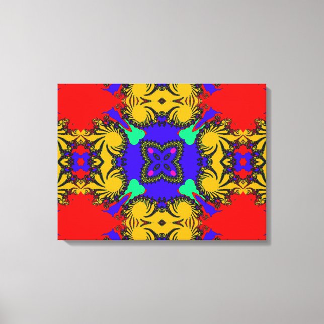 Kaleidoskop Wrapped Canvas (Framsida)