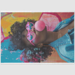 Kaleidoskopc Karen Blowing Bubble Gum Decoupage