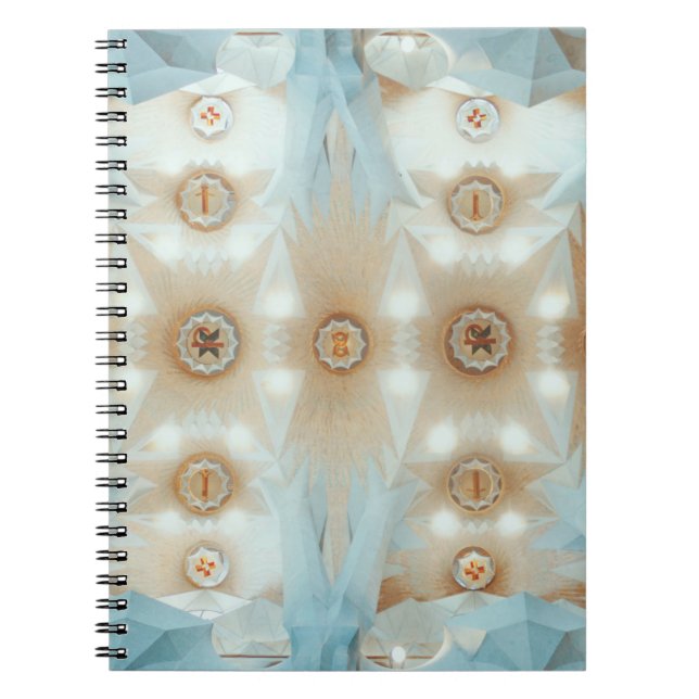 Kaleidoskopfotografi av tak anteckningsbok (Framsidan)