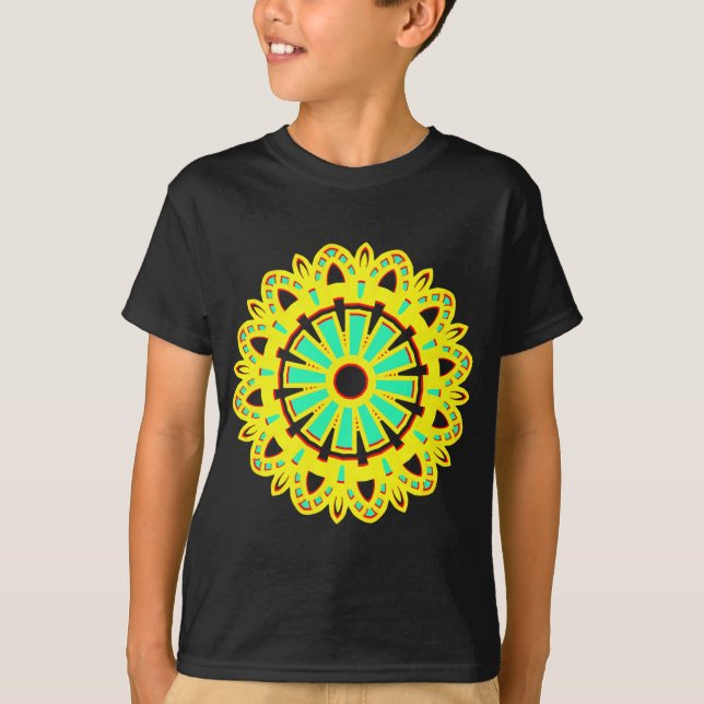 Kaleidoskopi 110714(10) tee shirt (Framsida)
