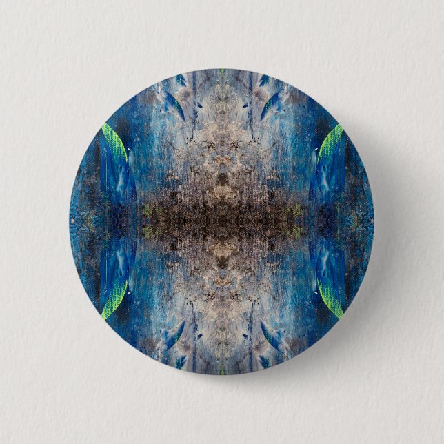Kaleidoskopisch abstrakt bunt bohemien mandala knapp (Framsida)