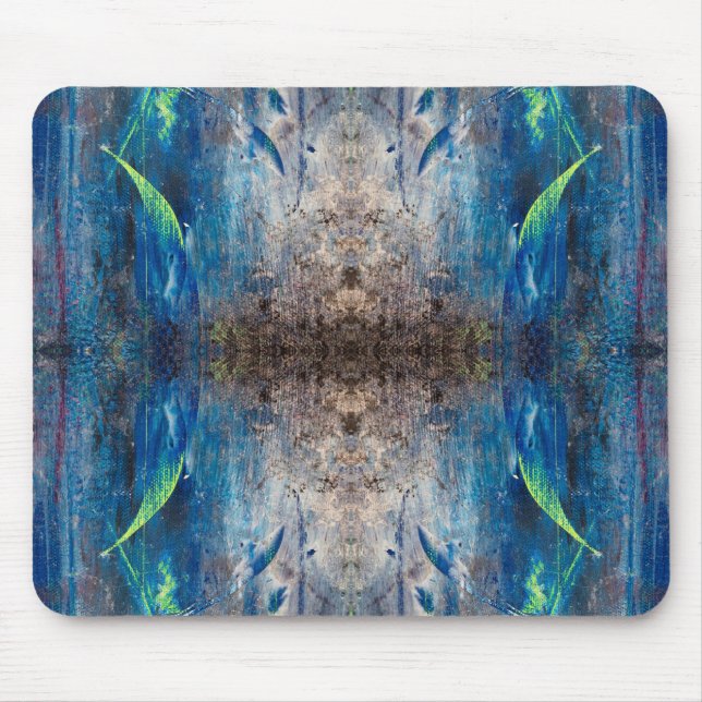 Kaleidoskopisch abstrakt bunt bohemien mandala musmatta (Framsidan)