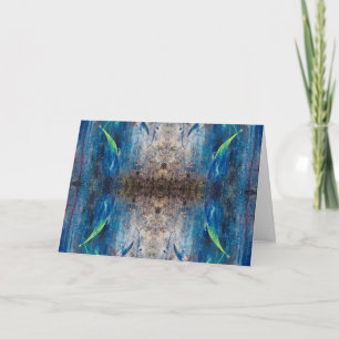 Kaleidoskopisch abstrakt bunt verspielt mandala kort
