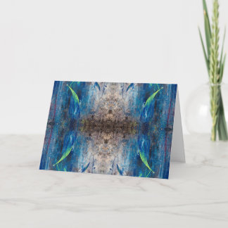 Kaleidoskopisch abstrakt bunt verspielt mandala kort