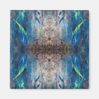 Kaleidoskopisch abstrakt bunt verspielt mandala magnet