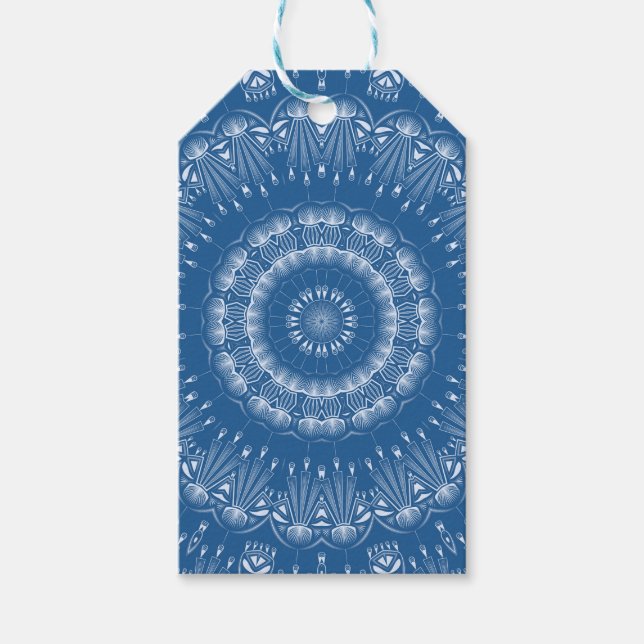 Kaleidoskopisk mosaik abstrakt: presentetikett (Framsidan)