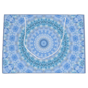 Kaleidoskopisk sommarcirkel, mosaikblå kolo