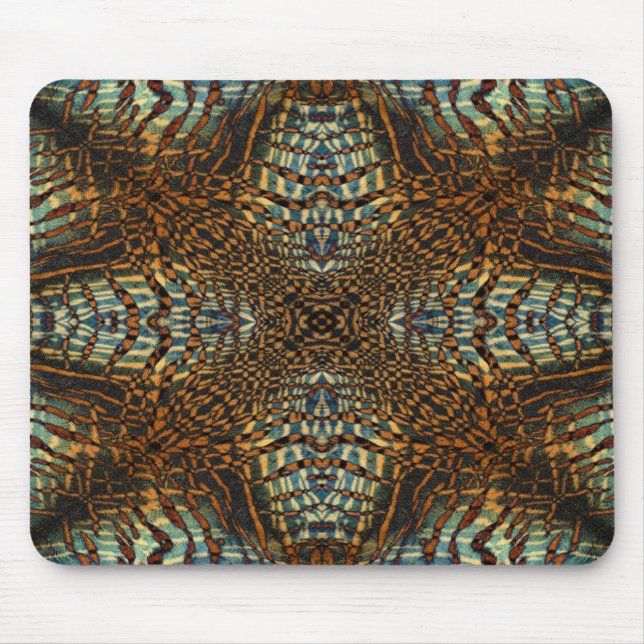 Kaleidoskoptiger päls mönster musmatta (Framsidan)