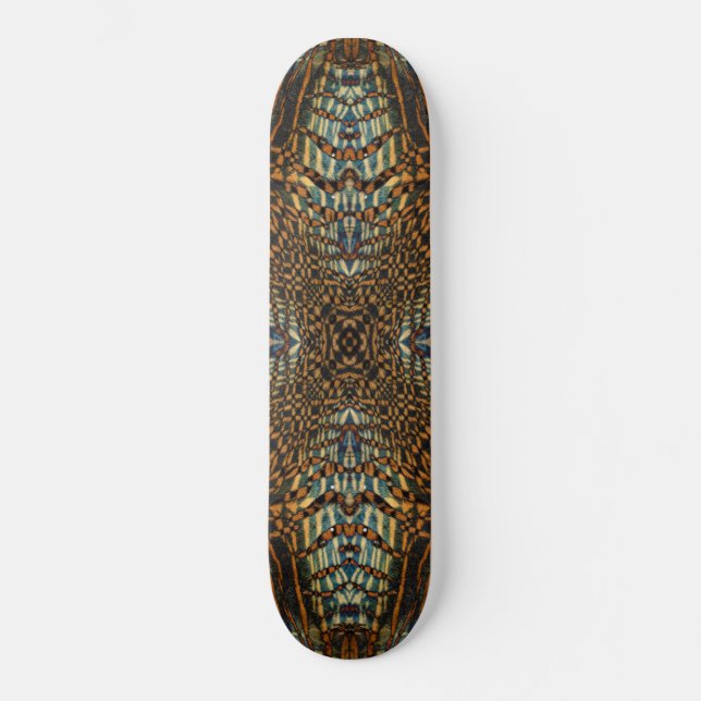Kaleidoskoptiger päls mönster skateboard bräda 20 cm (Framsida)