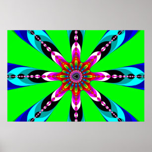 Kaleidozon - Fractal Poster